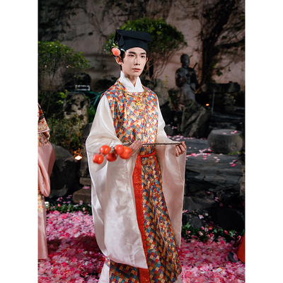 罩甲比甲明制汉服惜物织金提花