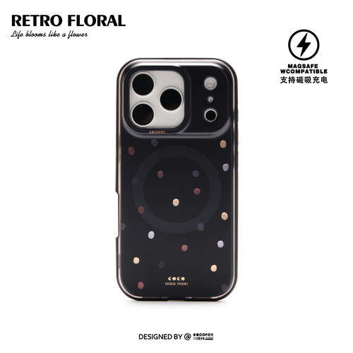 COCOPOT鎏金波点二合一手机壳