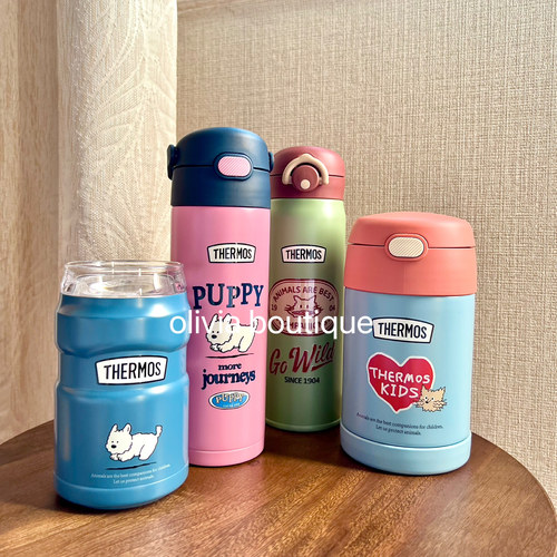 现货 THERMOS膳魔师复古系列316不锈钢保温杯吸管直饮咖啡随行杯