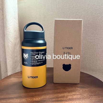 现货 日本本土Tiger虎牌带茶漏运动型大容量手提不锈钢保温杯S060