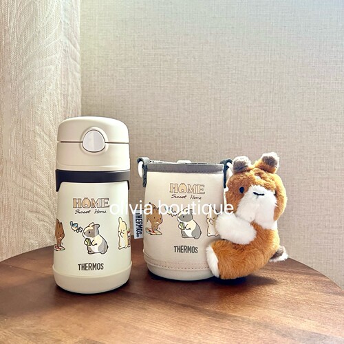 现货 THERMOS膳魔师提摩西美乐蒂联名吸管保温保冷杯儿童学饮杯