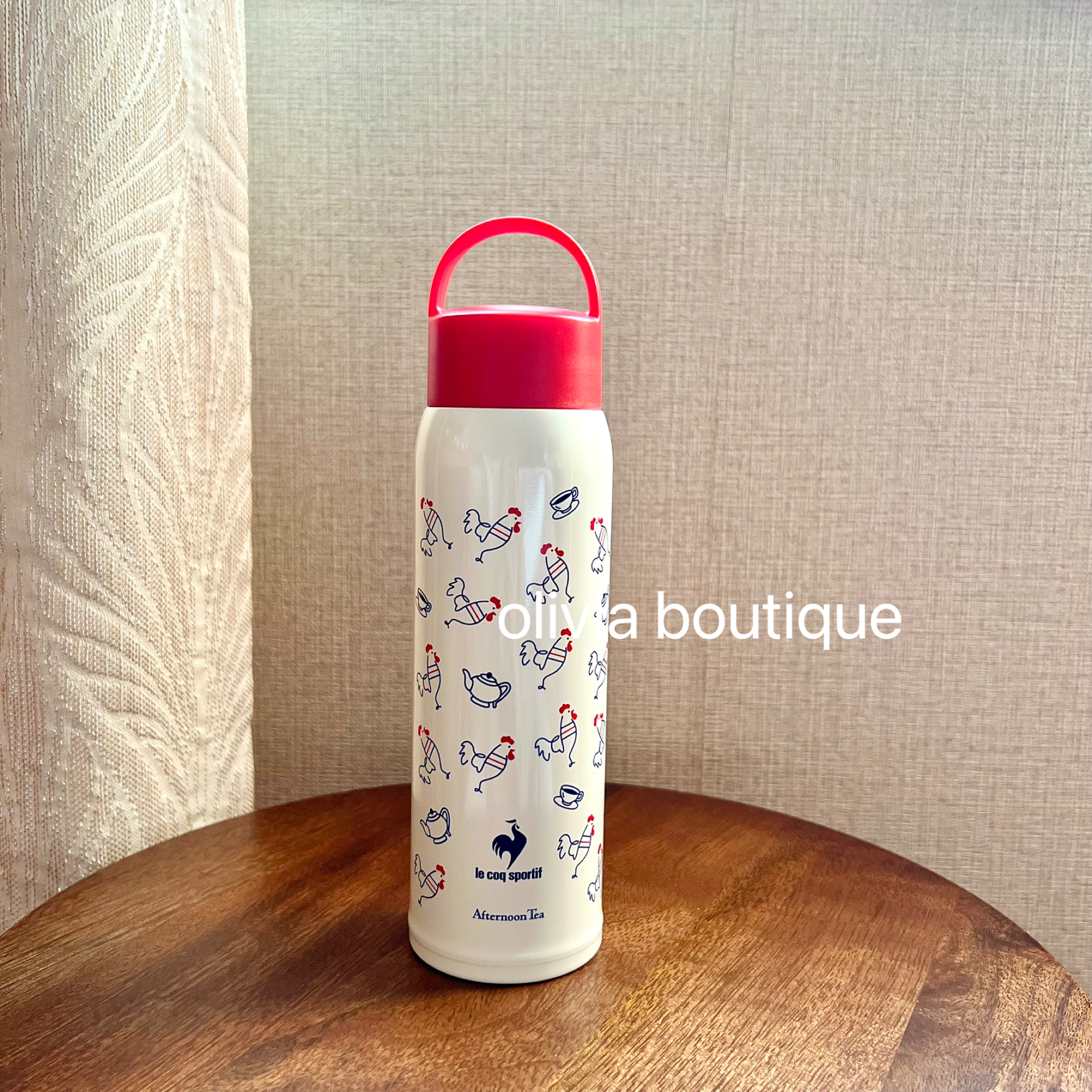 现货 日本限定afternoon tea le coq sportif联名不锈钢保温杯