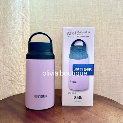 现货 日本本土25新Tiger虎牌不锈钢保温杯大容量带茶隔手提水杯