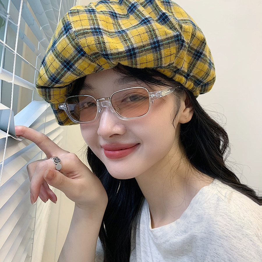 椭圆半框gm墨镜女款高级感2024新款太阳眼镜潮酷辣妹复古防紫外线