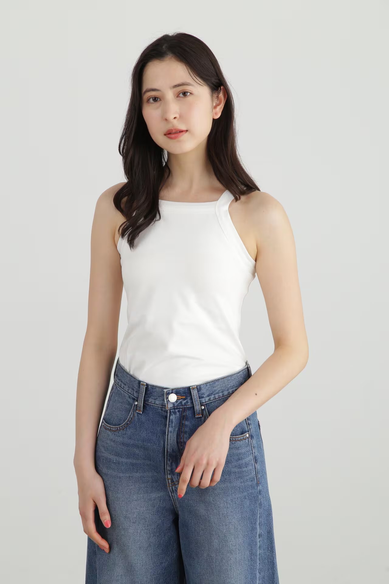 JILLSTUART弹力带胸垫吊带背心