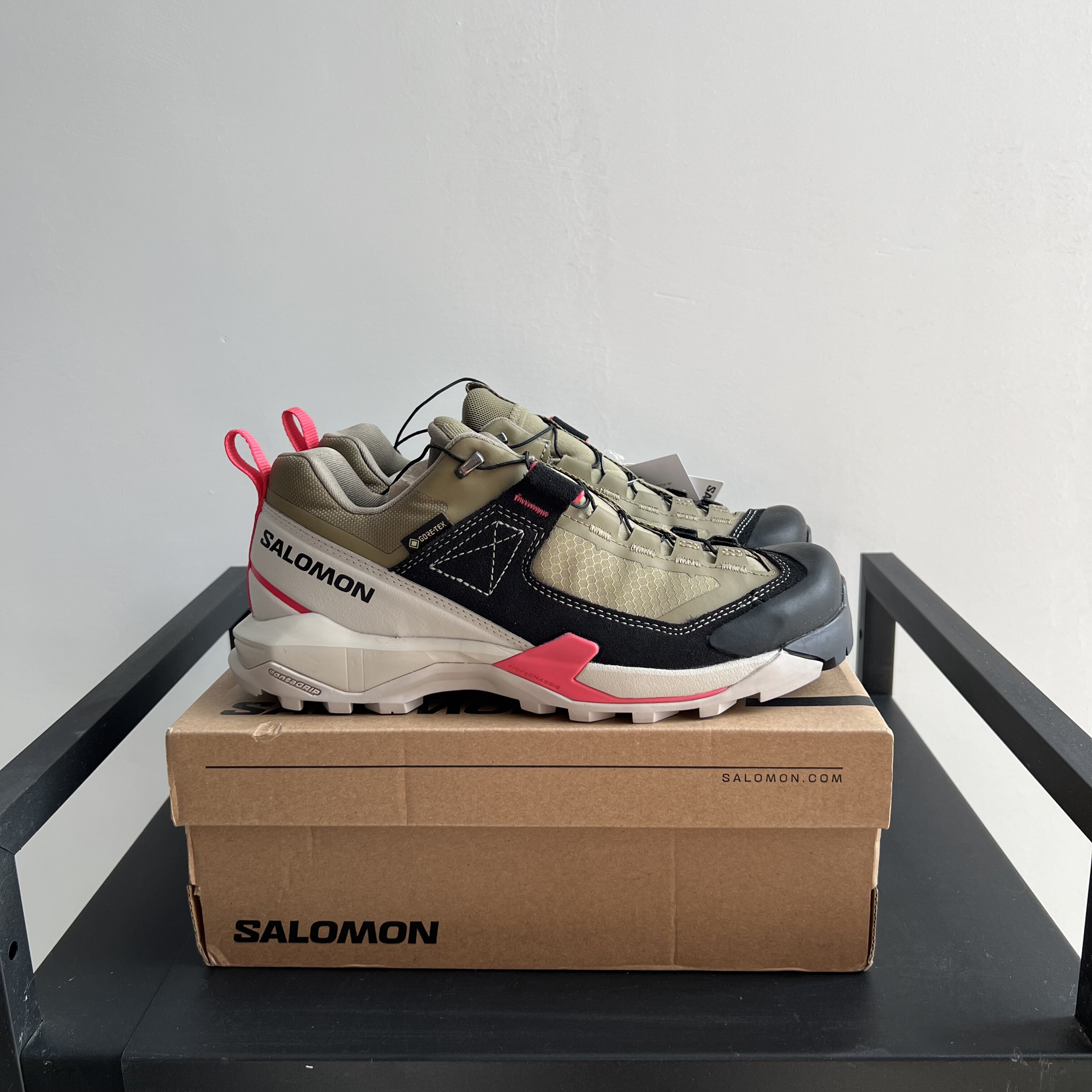 SALOMON萨洛蒙 X Ultra ALPINE GTX 耐磨 低帮徒步鞋女款胭脂红,户外/登山/野营/旅行用品,登山鞋/徒步鞋,淘宝优惠券,粉丝福利购,淘宝优惠卷