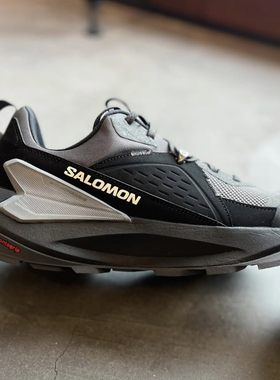 SALOMON萨洛蒙 Elixir 运动舒适 防滑耐磨 低帮 徒步鞋男款黑色