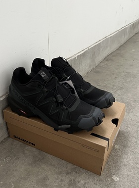 萨洛蒙SALOMON SPEEDCROSS 5黑武士户外越野跑鞋男款春夏防滑耐磨