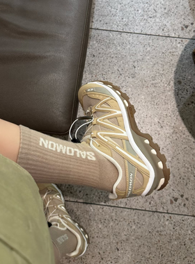 SALOMON萨洛蒙 XT QUEST织物 潮流 低帮 户外功能鞋杏色