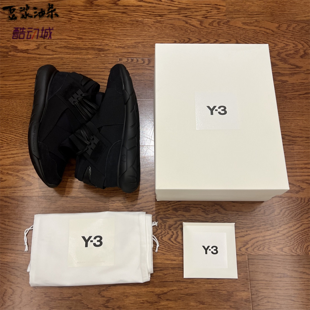 ADIDAS 高端系列Y-3 QASA HIGH黑武士忍者老爹鞋轮胎鞋IG9434