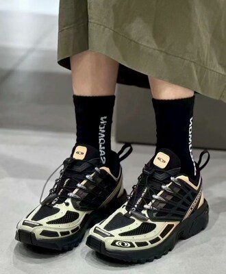 SALOMON萨洛蒙ACS PRO舒适 防滑耐磨低帮户外功能鞋 男女同款黑棕