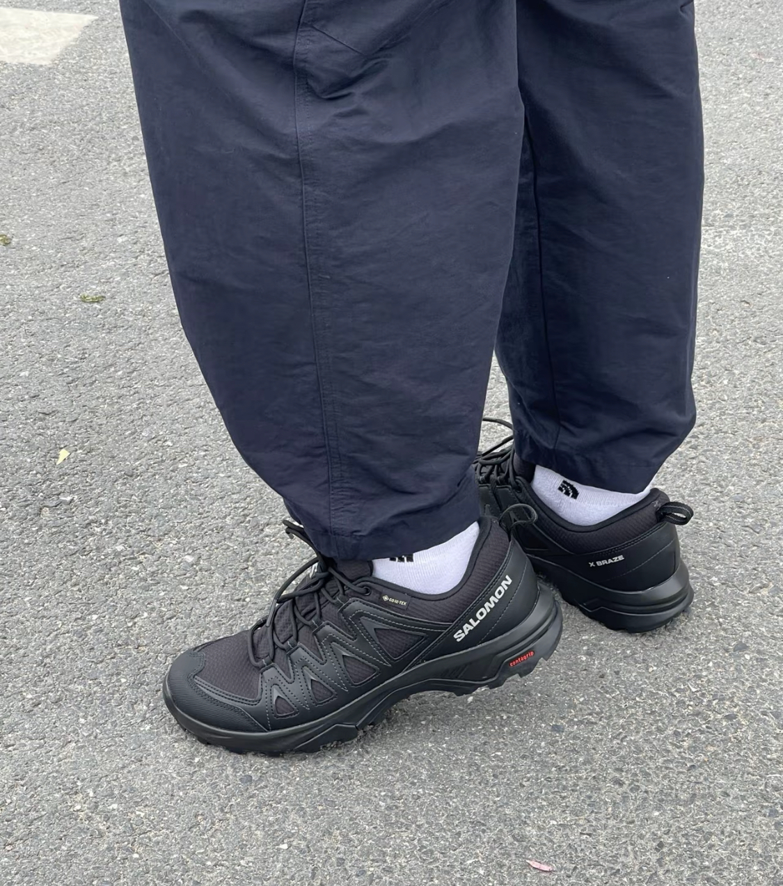 Salomon萨洛蒙防水徒步鞋男款户外运动登山鞋X BRAZE GTX 471805