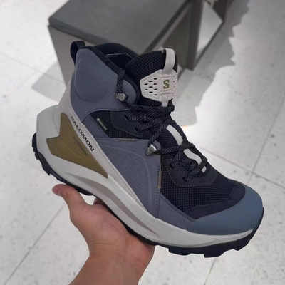 SalomonELIXIR GTX萨洛蒙高帮男女雪山防水户外登山徒步鞋 475766