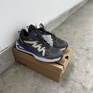 Salomon ODYSSEY ELMT LOW 萨洛蒙雷军同款黑紫色户外登山徒步鞋
