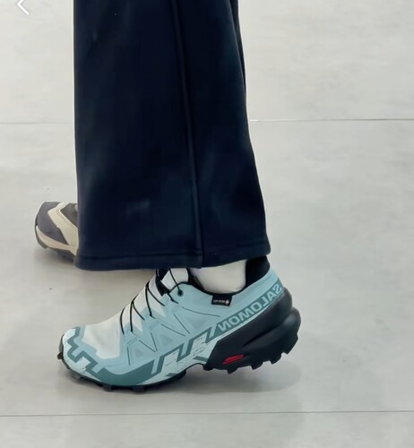 SALOMON SPEEDCROSS 6民谣蓝萨洛蒙户外越野跑鞋男女款防水防滑