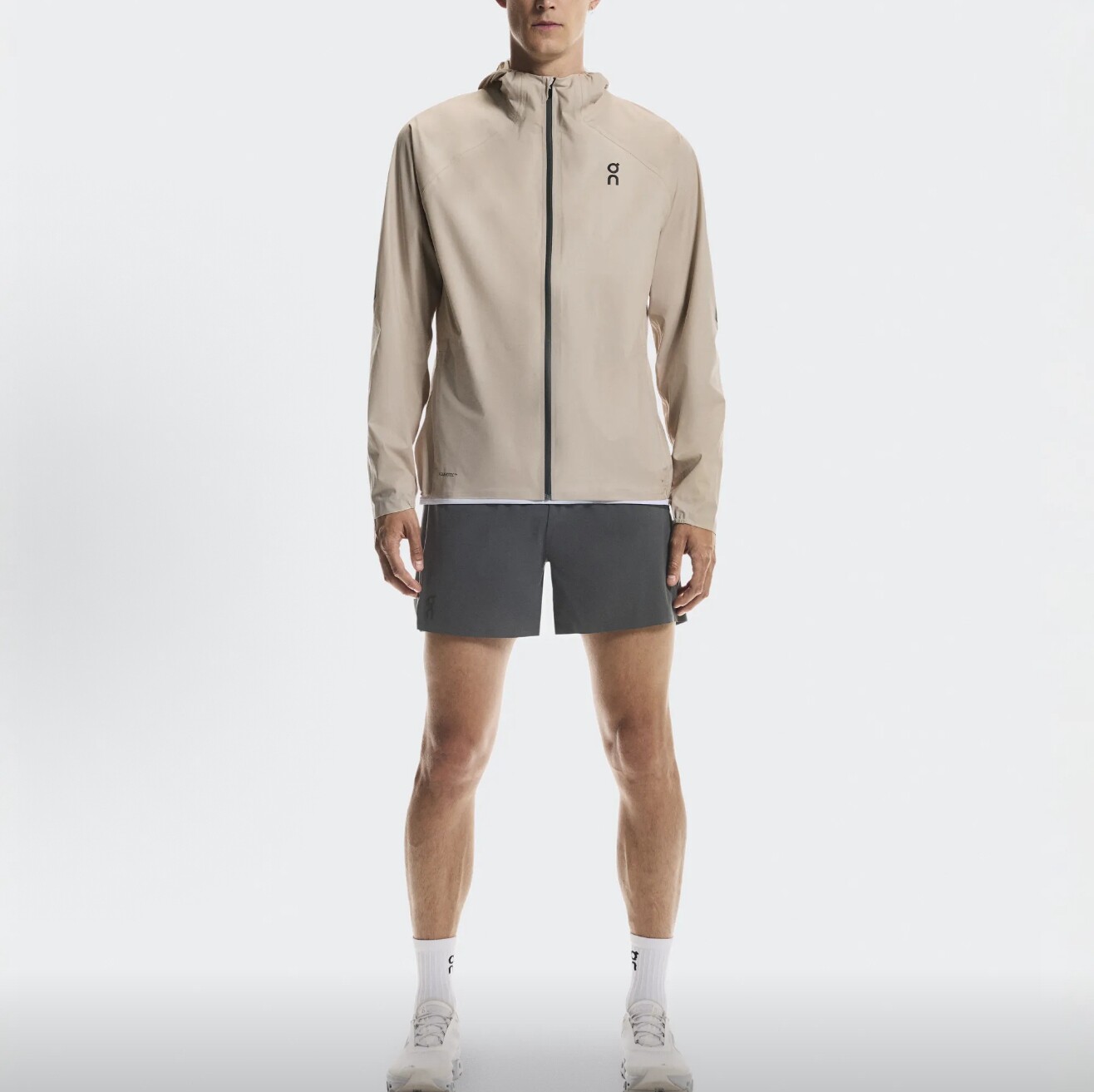On Performance Waterproof 防水防风连帽拉链 跑步外套 男款