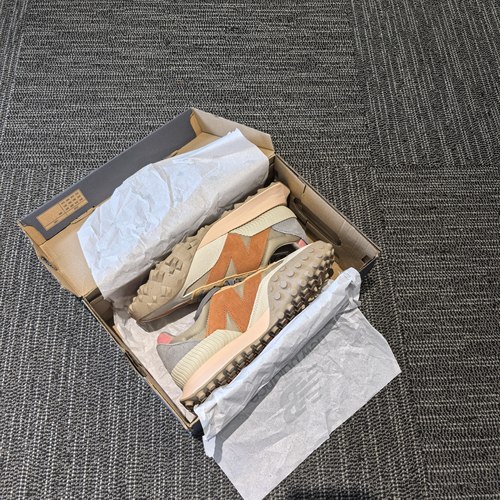 New Balance XC72复古拼接系带织物二层绒面皮耐磨轻便低帮跑步鞋
