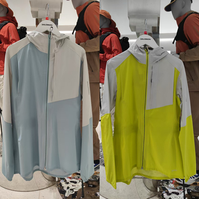 SALOMON萨洛蒙春季轻薄款户外冲锋衣软壳可登山防风防水外套