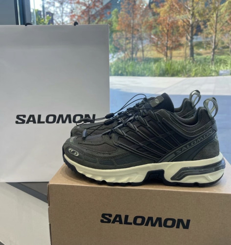 SALOMON萨洛蒙ACS PRO LTR舒适百搭防滑耐磨 低帮生活休闲鞋军绿