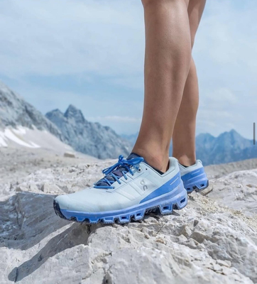 On昂跑Cloudventure 浅蓝防水防滑耐磨低帮生活休闲鞋女鞋