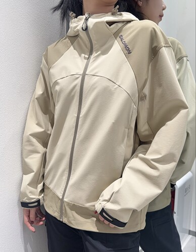 萨洛蒙户外男徒步登山软壳夹克OTHRYS SOFTSHELL JACKET M