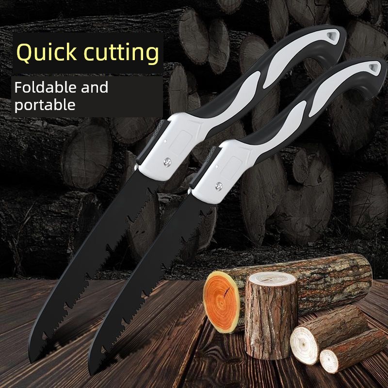 德系折叠手锯特快砍树锯树锯x子园林伐木家用快速木工锯木神器钢