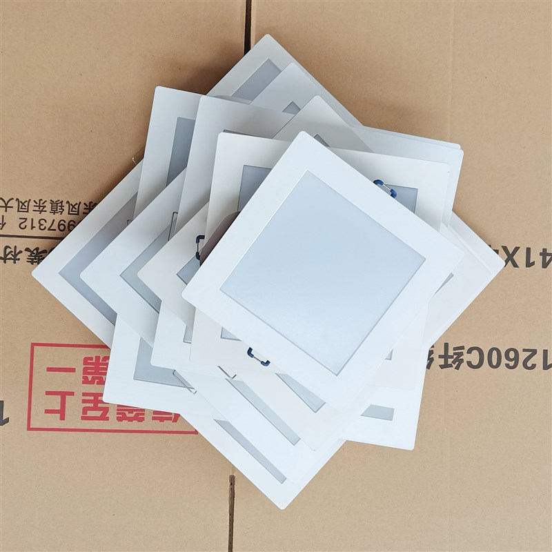 卡扣暗装ledh嵌入式开孔11x17厨卫过道18吸顶灯23孔灯顶盘灯平板
