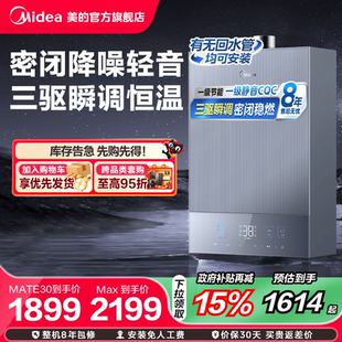 燃气热水器16升天然气三驱水伺服恒温家用MATE30 美 政府补贴