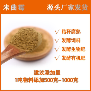 米曲霉饲料发酵添加兽用农用生物肥有机肥物料腐熟秸秆发酵粉
