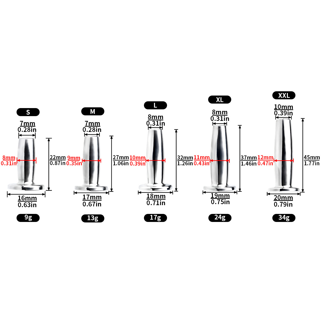 男士-3228不锈钢男款空心棒
