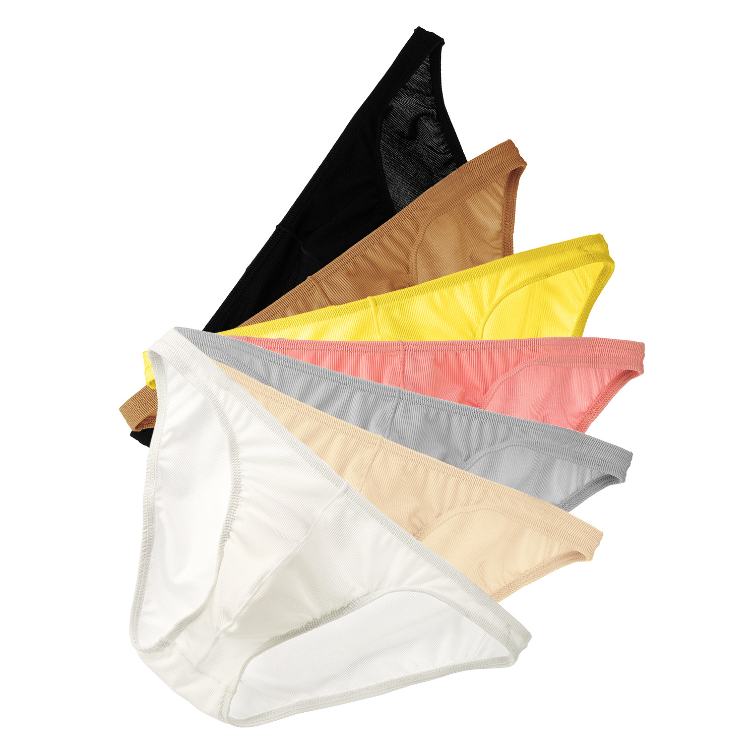 三角裤透气七彩糖果色男士内裤