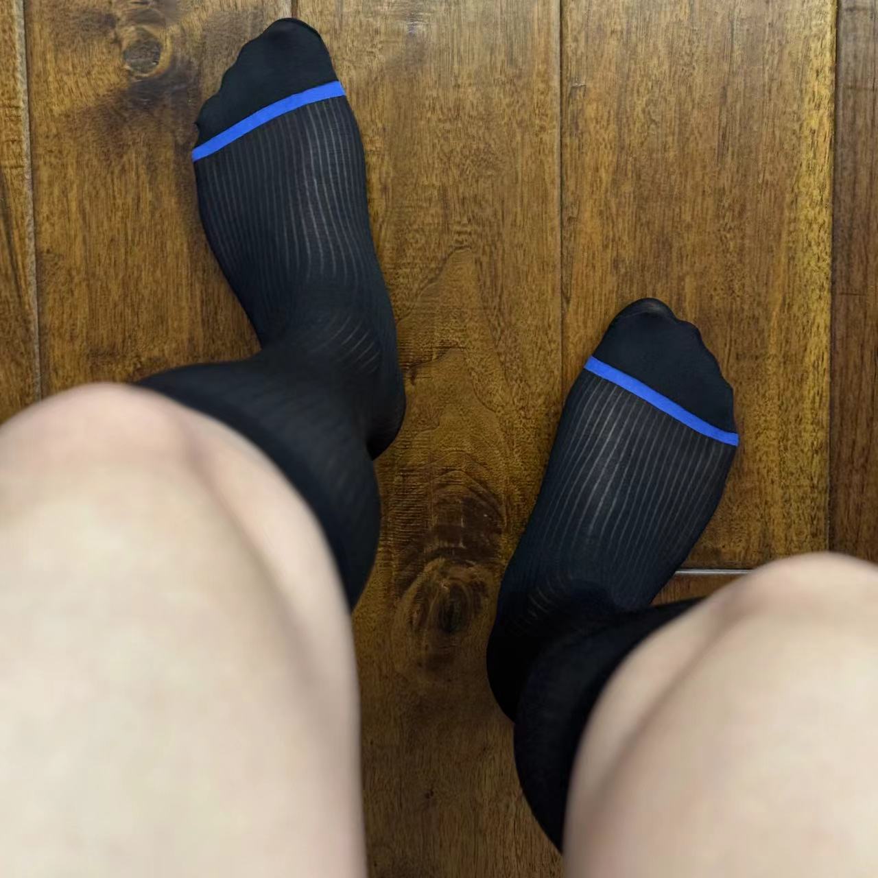 男士中长直筒商务正装丝袜