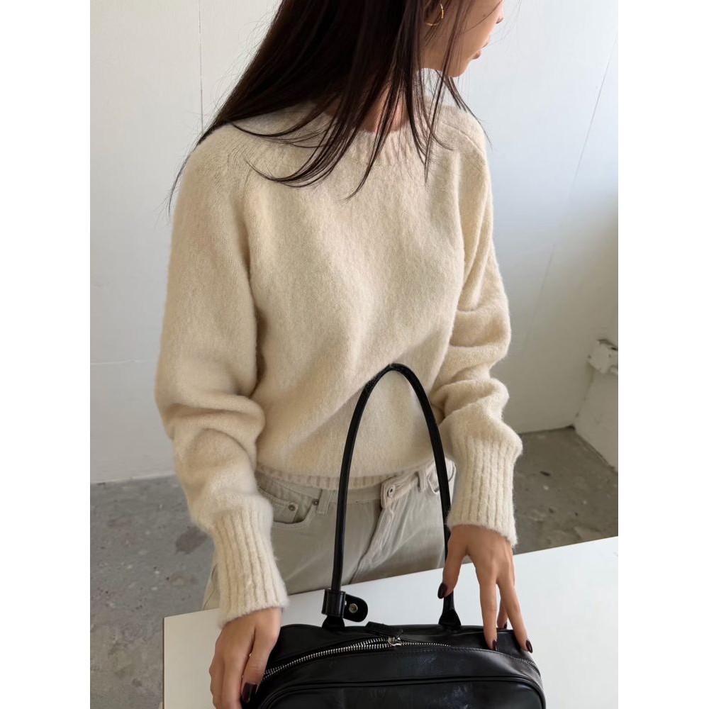 九1117韩国东大门毛衣区BETTER-8700610休闲简约直邮洋气人气优雅