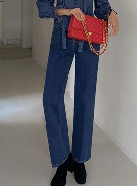 六1213韩国正品dab-agirl86351 牛仔裤区复古正品英伦休闲欧美