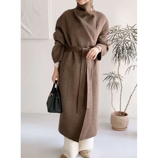 九1102韩国东大门大衣区AFTERGLOW-8687096纯色知性正品英伦冬款