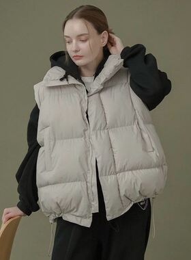 六1213韩国正品dodry-39485 马甲区人气街头秋季时装通勤气质纯色