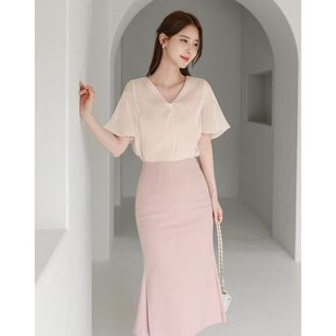 九0322韩国东大门衬衫 8753218瑞丽春季 舒适通勤独特冬季 区OPN