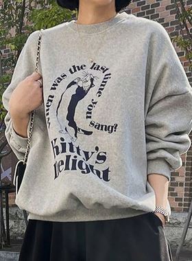 六1213韩国正品cocoj-an-e-21636 卫衣区知性休闲学院直邮清新