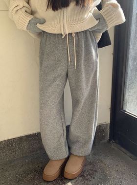 六1213韩国正品withyoon--19005 裤子区甜美流行秋冬优雅韩版独特