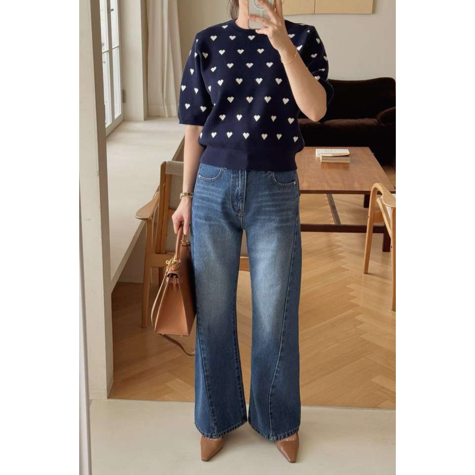 九1021韩国东大门毛衣区AFTERGLOW-8675807洋气韩版优雅可爱流行