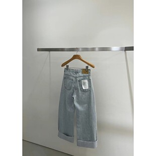 九0325韩国东大门运动牛仔裤区TASTE-8481210修身夏季瑞丽正品