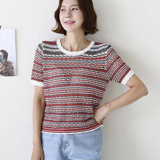 六0821韩国正品lemite-64224 针织衫区甜美浪漫秋夏清新韩版百搭