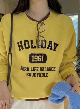 六1213韩国正品j-oamom-63733 卫衣区炸街冬款都市新款风格直邮