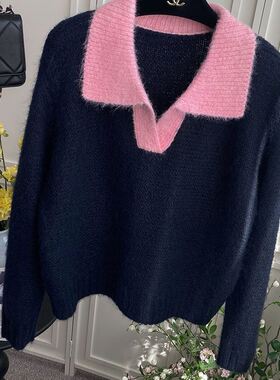 六1213韩国正品b-outiquem47316 针织衫区秋季高端通勤新潮纯色