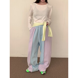 原宿休闲 瑞丽正品 八0214韩国东大门休闲长裤 区4565069舒适冬季