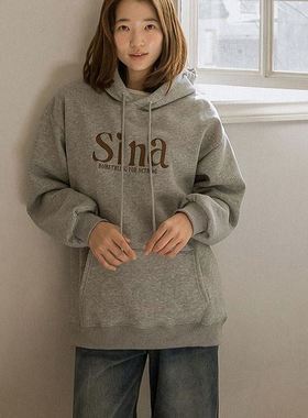 六1213韩国正品91900 卫衣区新潮纯色别致正品炸街冬款都市新款