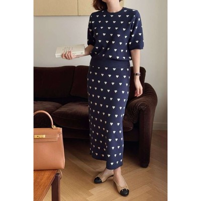 九1021韩国东大门毛衣区AFTERGLOW-8675806直邮街舞甜美简约秋冬