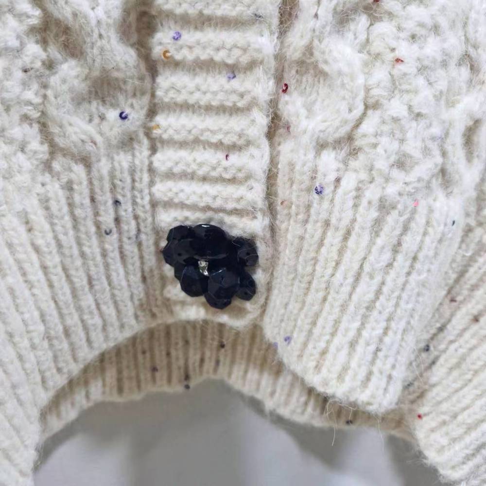 九1117韩国东大门毛衣区Robin-8700413休闲复古直邮大气人气欧美