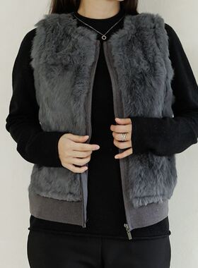 六1213韩国正品queen-it6db-720 马甲区炸街冬款都市新款风格直邮