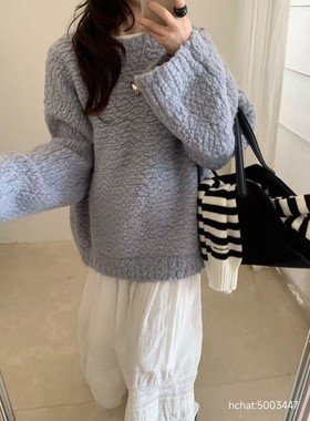 九1117韩国东大门针织衫区-8700160休闲魅力直邮街舞人气经典秋季